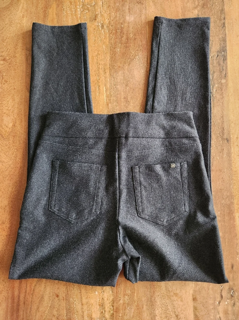 Honeylove Ever Ready Charcoal Black High-Waist Pull-on Pants M